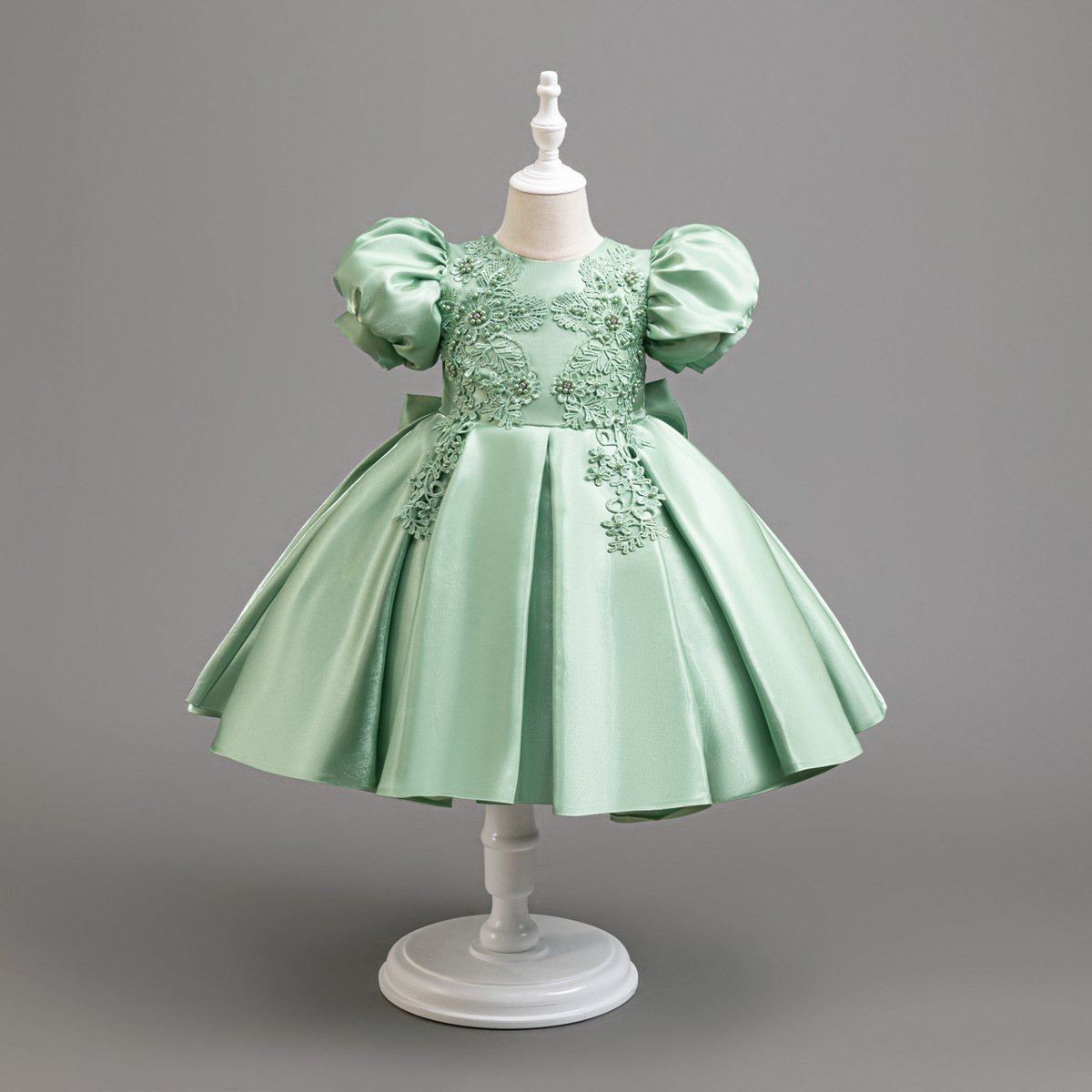 Women'S Formal Wear For Girls - 女の子の新しいパーティードレス、子供用フォーマルドレス、キッズフェスティバル服、女の子の服、パフスリーブ
