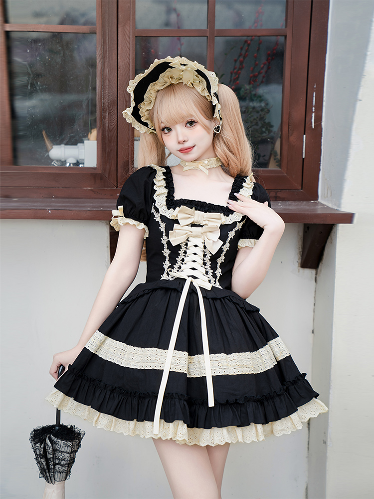 女性用半袖ゴシックロリータサマードレス,エレガントプリンセス - Victorian Women'S Formal Wear のレビューと価格