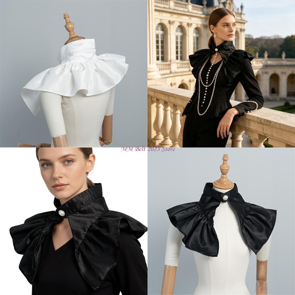 49ME ビクトリア朝の首輪サテンの取り外し可能な首輪フォー - Victorian Women'S Formal Wear のレビューと価格