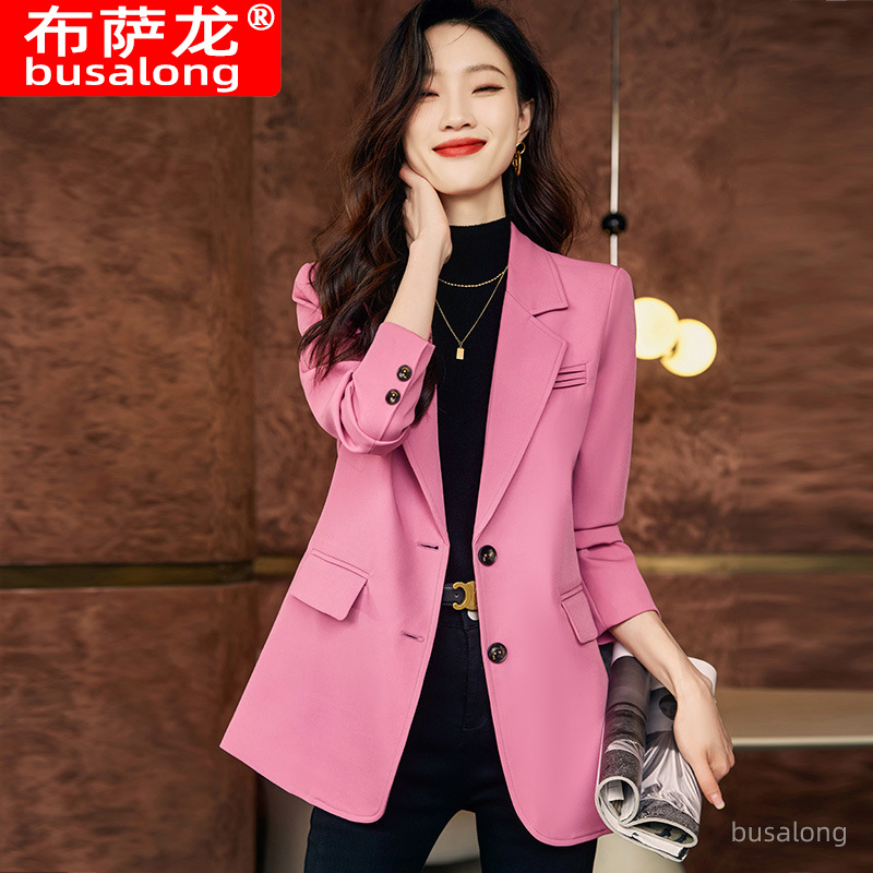 ブレザー ジャケット 秋冬女性長袖プロフェッショナル小さなブ - Formal Winter Wear Women Jacket のレビューと価格