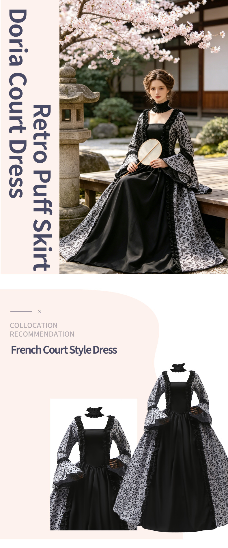 クロスボーダー中世ヴィクトリア朝レトロエレガントな気質多用途 - Victorian Women'S Formal Wear のレビューと価格