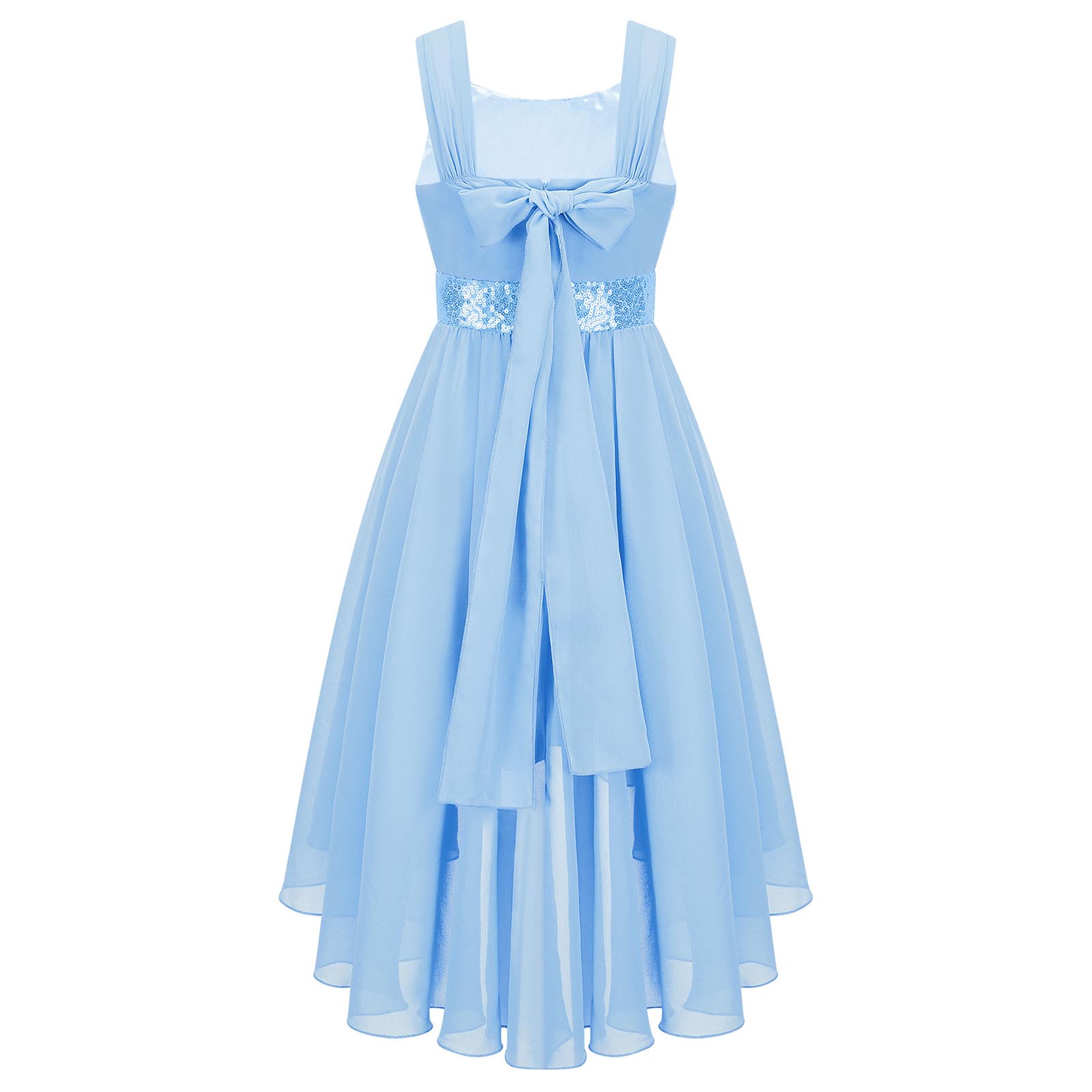 シルクシフォンプリンセスドレス,スパンコール,誕生日パーティ - Women'S Formal Wear For Girls のレビューと価格