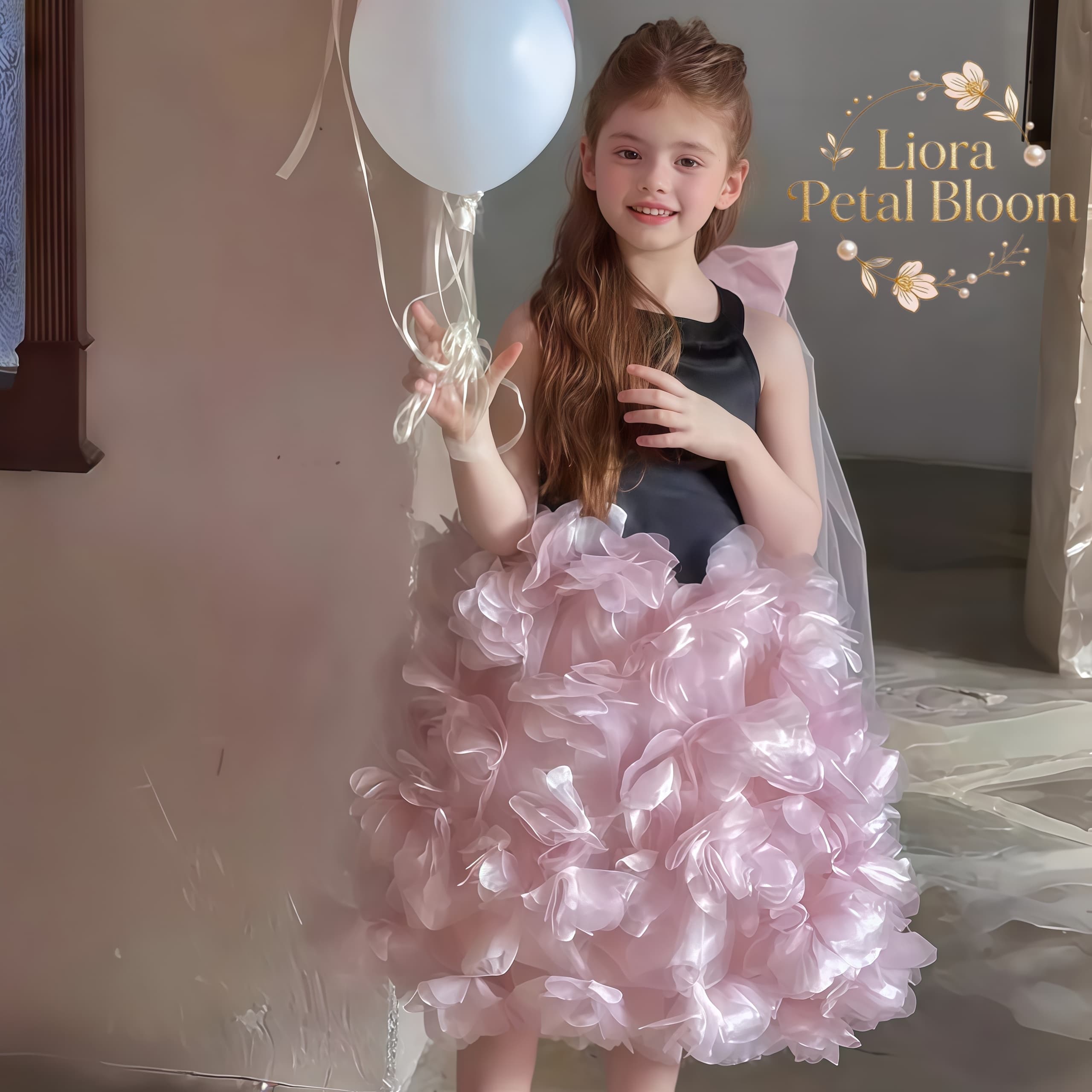 女の子用ブラックフローラルチュールドレス 女の子用フォーマル - Women'S Formal Wear For Girls のレビューと価格
