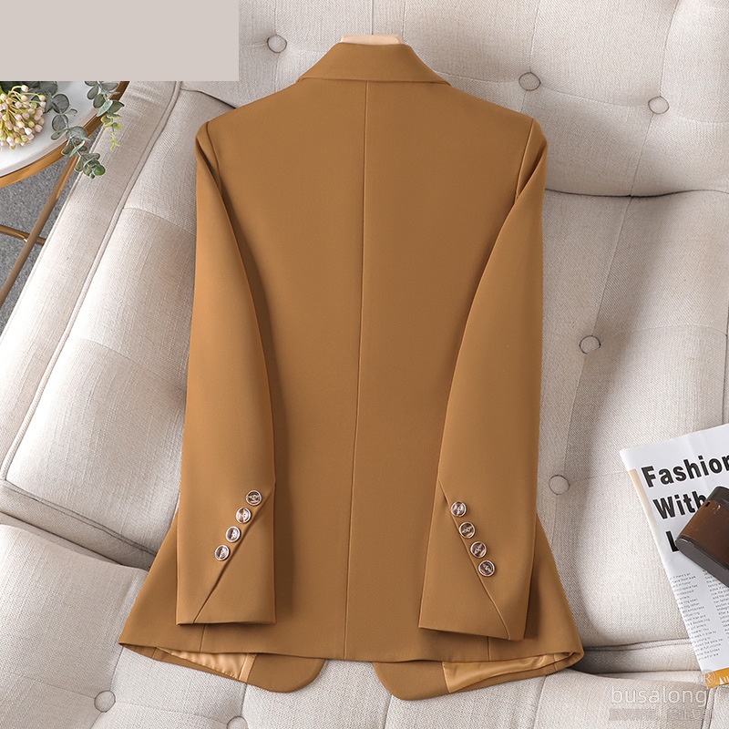 高品質の女性ブレザージャケット女性固体長袖ビジネスワークウェ - Formal Winter Wear Women Jacket のレビューと価格