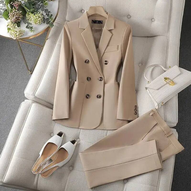 フォーマルな女性用ビジネススーツ、パンツとジャケット付きコー - Formal Winter Wear Women Jacket のレビューと価格